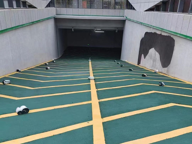 停车场坡道地坪